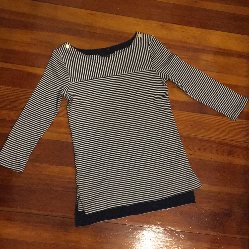 Tommy Hilfiger Navy/white striped shirt